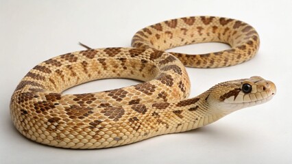Gopher Snake on studio background