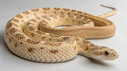 Gopher Snake on studio background