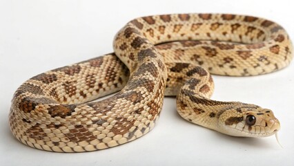 Gopher Snake on studio background