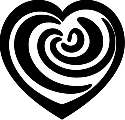 Fototapeta premium Heart - High Quality Vector Logo - Vector illustration ideal for T-shirt graphic