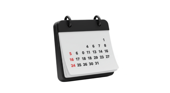 3D Calendar Event Schedule Appointment Time Month Reminder PNG