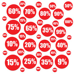 Set of Discount Labels – Vector Sale Tags and Promotional Badges for Marketing and eCommerce