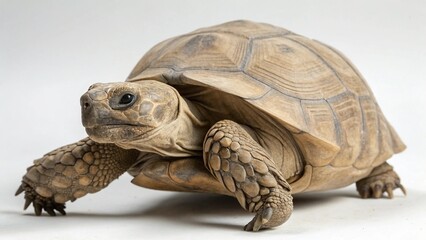 Gopher Tortoise on studio background
