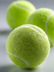 tennis ball close up