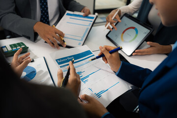 Co-workers are consultants on business documents, tax, transactions and business combinations after...
