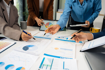 Co-workers are consultants on business documents, tax, transactions and business combinations after...