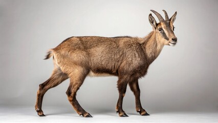 Goral on studio background