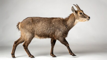 Goral on studio background