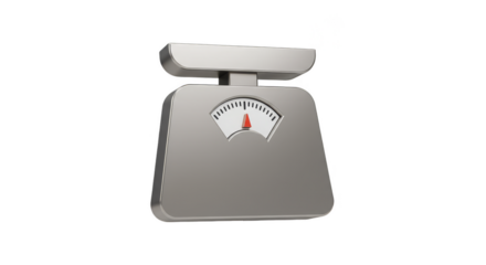3D Rendering of Gray Weight Scale for Health Measurement Transparent