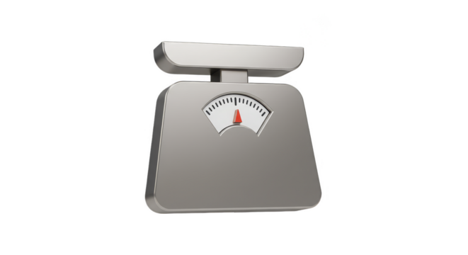 3D Rendering of Gray Weight Scale for Health Measurement Transparent