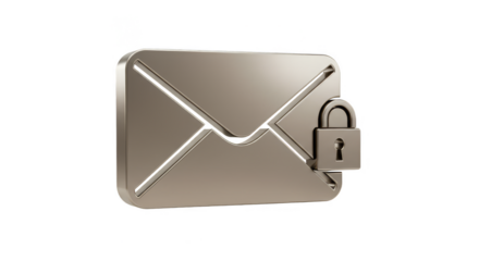 3D Secure Email with Lock for Encryption Confidential Online Protection