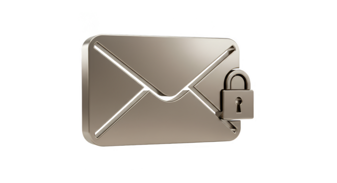 3D Secure Email with Lock for Encryption Confidential Online Protection
