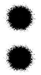 Abstract Circle Frame Transparent Background Texture Decoration