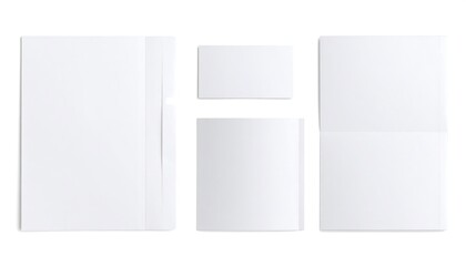 Blank stationery mockup