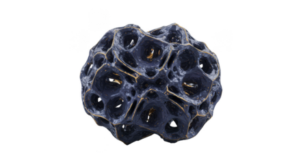 Abstract Dark Sphere Background 3d Render Transparent Element Design