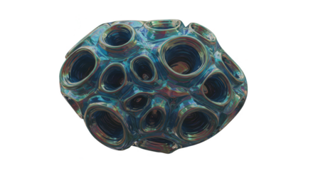 Abstract 3D Sphere Render Modern Futuristic Design Illustration