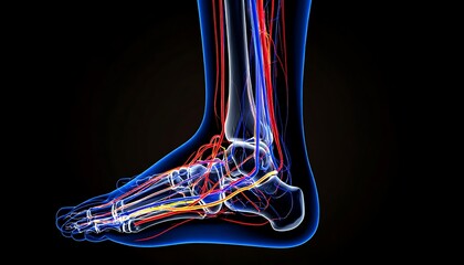 3D anatomical foot model