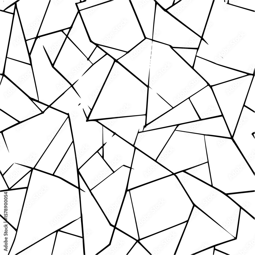 Poster an abstract background with black lines forming geometric shapes on a white canvas surface design ar