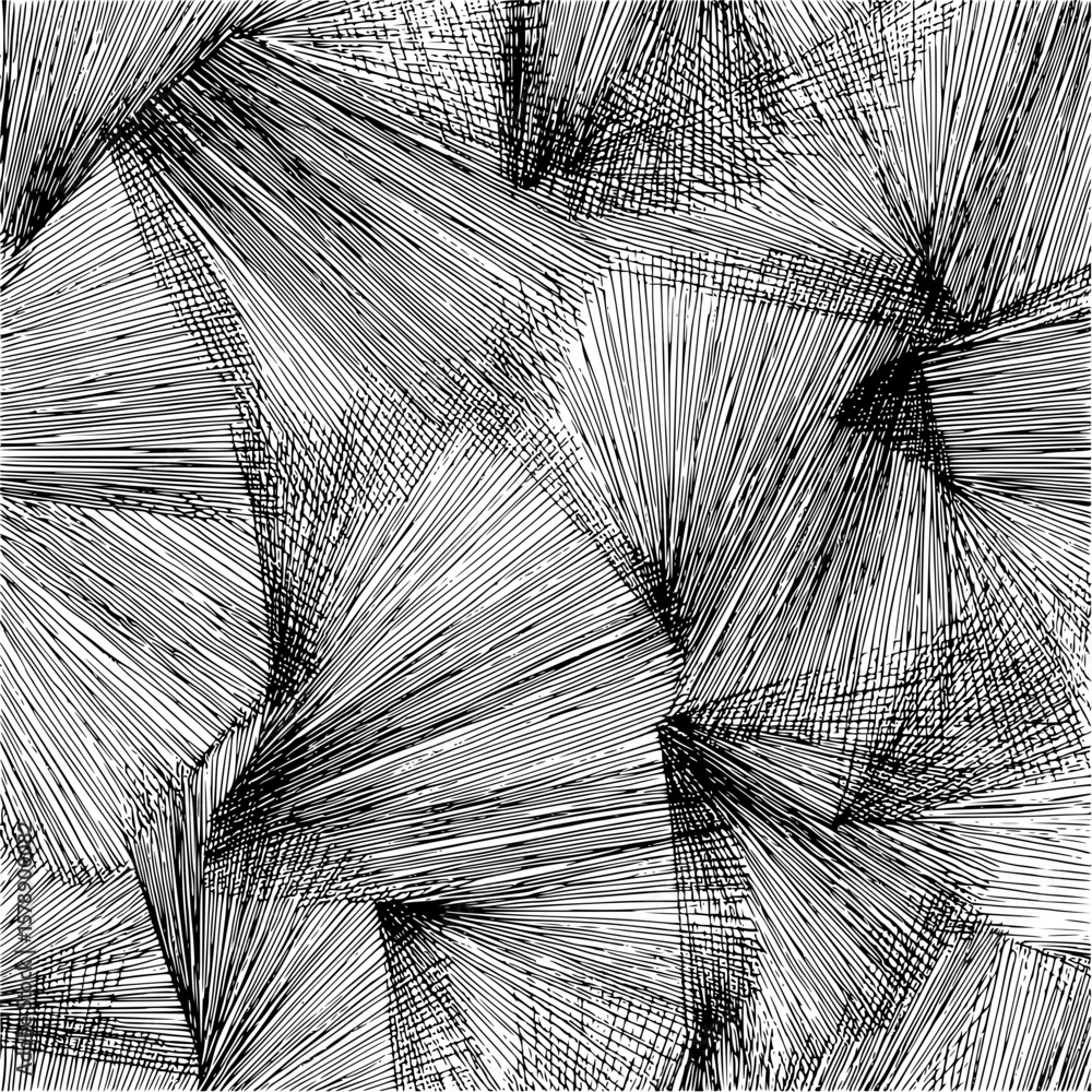 Poster abstract background with radiating lines creating a dynamic and textured monochrome design effect pa