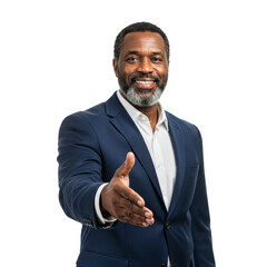 Handshake Transparent Background Man Ready Partnership Deal Success