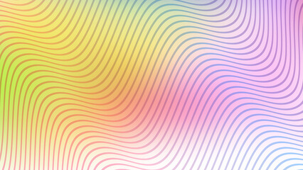 colorful gradient blend flowing curve wave line background