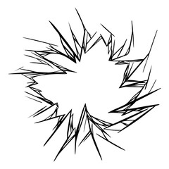 Broken glass picture is suitable as a background image. It's a vector image.	
