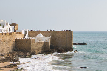 jumping from medina wall