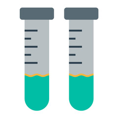Test Tubes Vector Design Icon Style