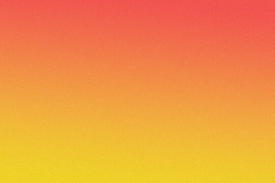 Warm gradient background transitioning from deep coral pink to bright yellow with subtle grain texture