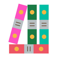 Binder Vector Design Icon Style