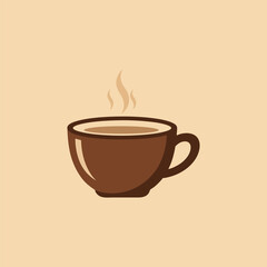 Brown Coffee Cup Icon