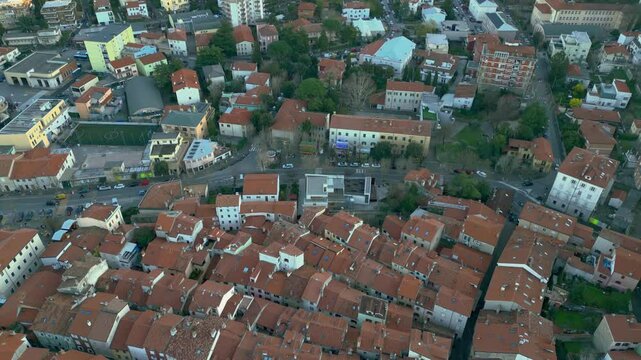 Muggia and its gulf from above