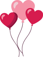 heart shape balloons