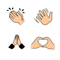 hand symbol illustration