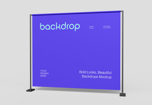 Backdrop Mockup for Presentation Design