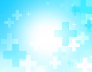 Obraz premium 医療 青 背景