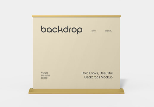 Backdrop Mockup Presentation Elegant