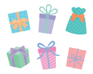 プレゼントイラストセット