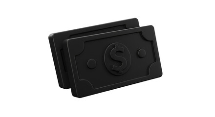 Obraz premium Isolated Money Dollar Currency for Finance Payment Transparent Background