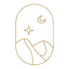 Aesthetic Scenery Monoline