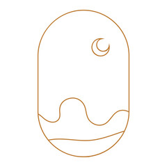 Aesthetic Scenery Monoline