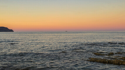 Chania at sunset, seascape. Greece
