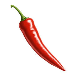 Isolated Red Chili Pepper Spicy Food Ingredient Transparent PNG