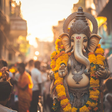 Lord Ganesha aagaman or visarjan
