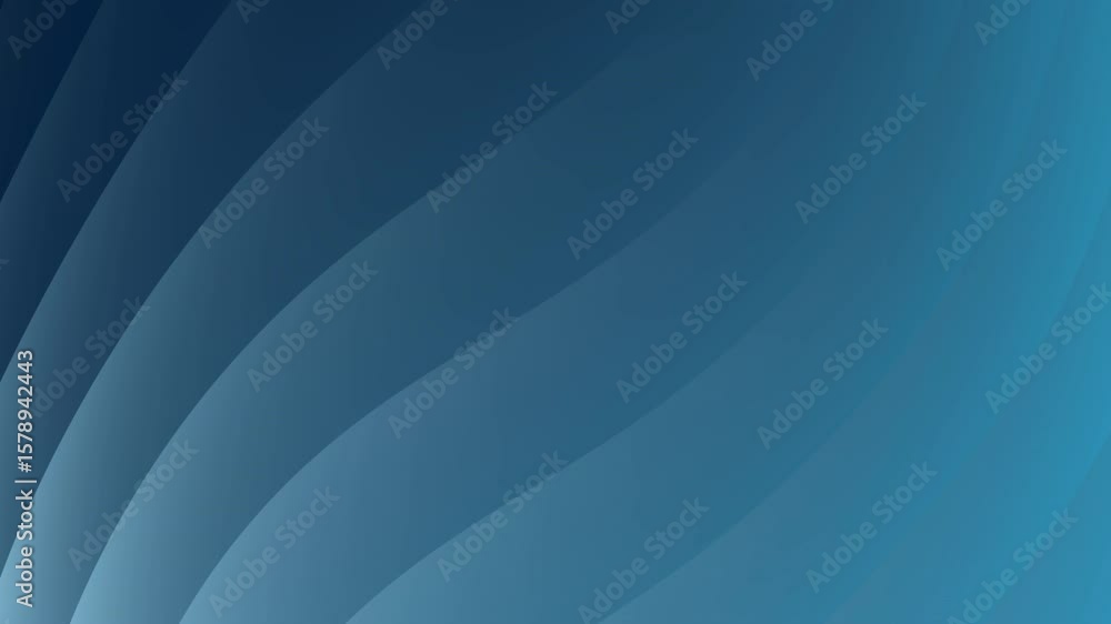 Poster abstract background with diagonal, curved lines in shades of blue. gradient effect from dark to ligh