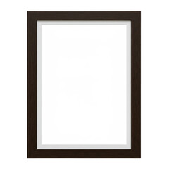 Fototapeta premium Isolated Transparent Background of Wooden Frame for Photo Display