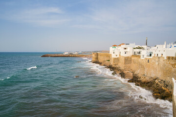 coastal wall of asilah medina
