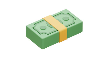 Money Stack Currency Wealth Finance Cash Investment Illustration