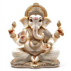 colorful statue of lord ganesha