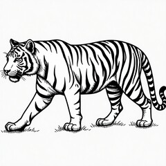 tiger vector illustration